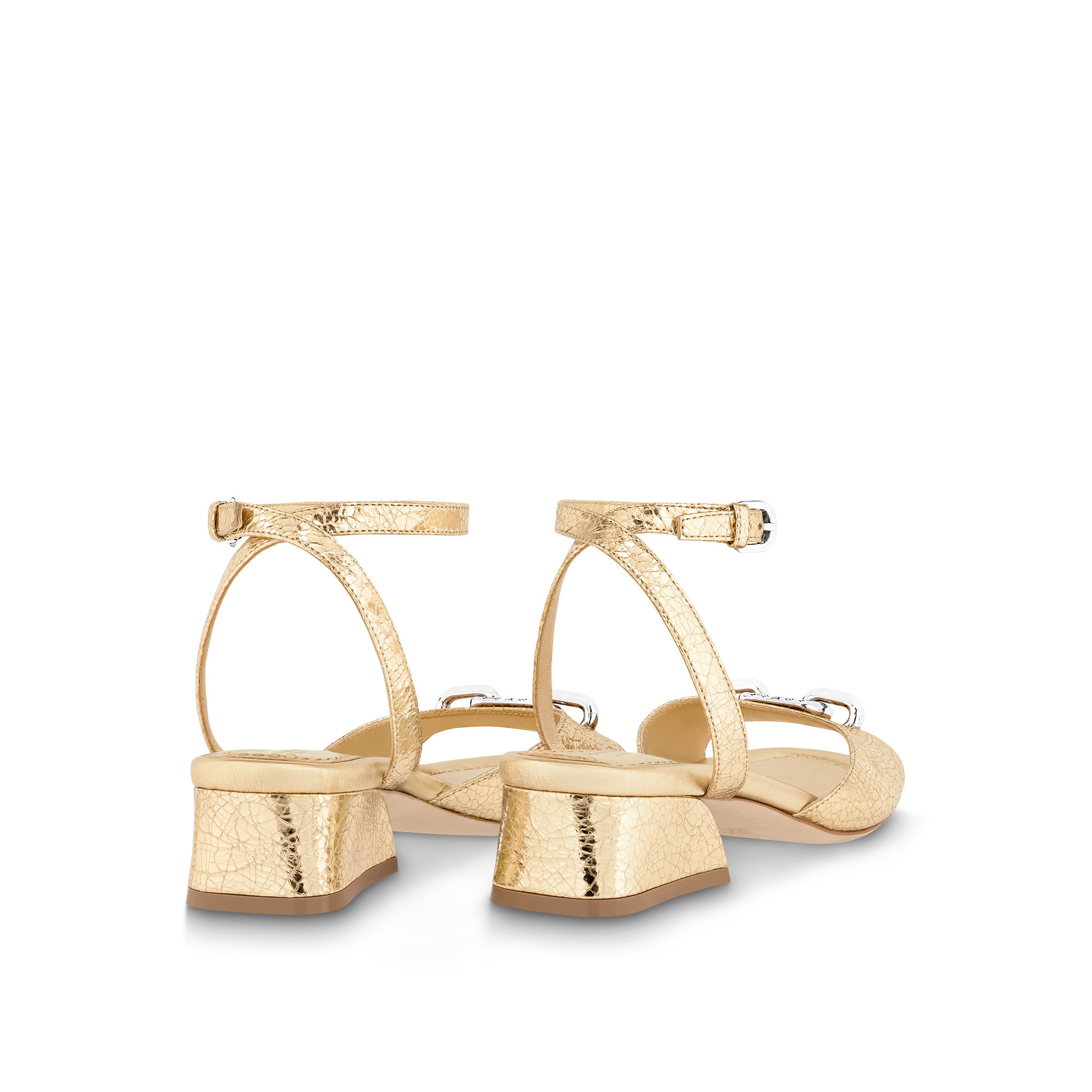 Louis vuitton best sale gold sandals